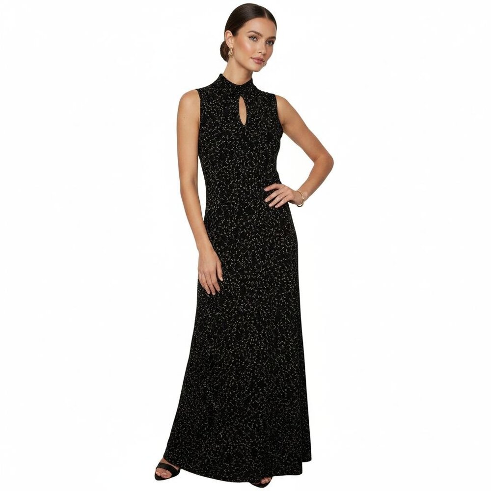 Coldwater Creek Sleeveless Maxi Dress‎ Size 12 90s Grunge Rachel Green Vintage